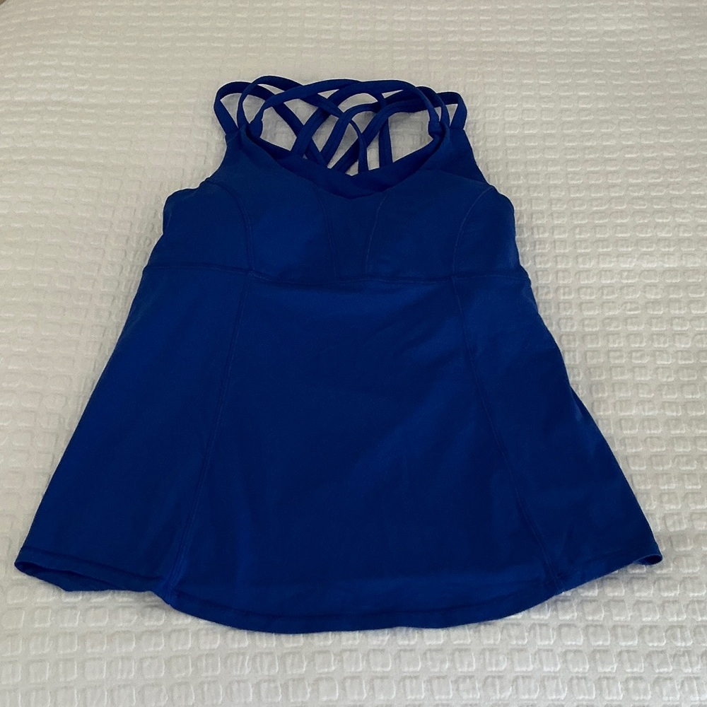 Lululemon Women's Blue Strappy Top